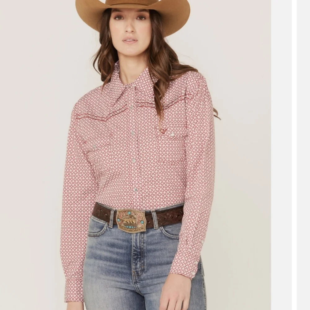 Vintage 80s Fenton Red Plaid Western Button Down Women's Shirt Size 15/16 - Picture 14 of 14